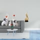 thumbnail image 2 of Escultura de llama de familia de elefantes, figura moderna, artesanía animal, adorno de escritorio para sala de estar, dormitorio, decoración de, 2 of 8