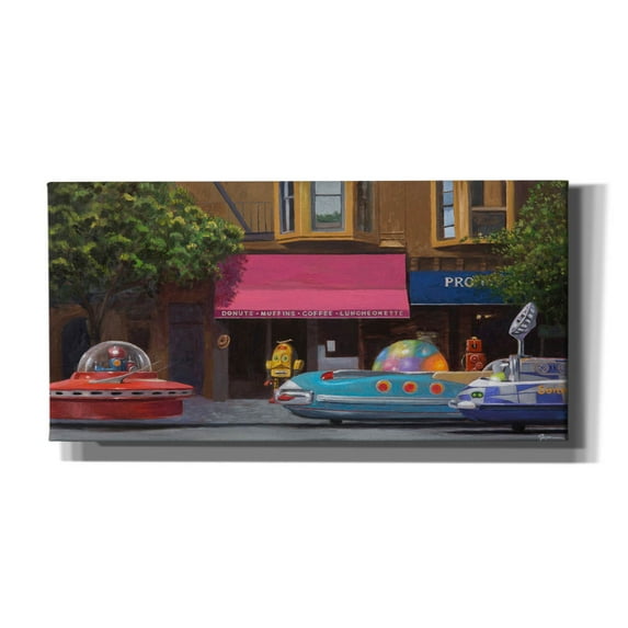 Epic Graffiti 'U.F.D.' by Eric Joyner, Canvas Wall Art, 40"x20"