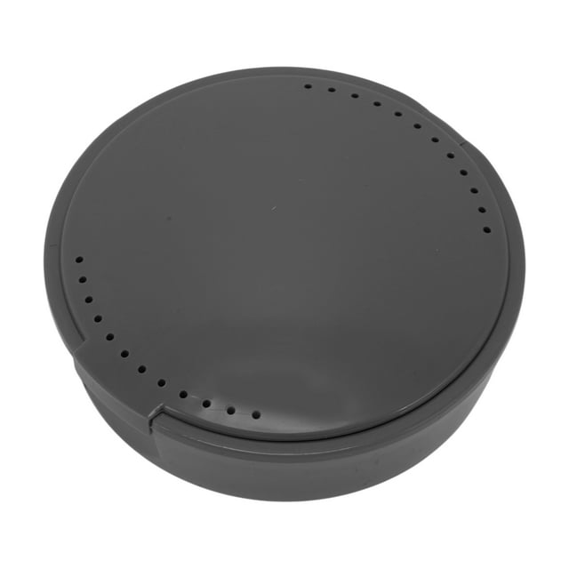 Unique Bargains 1 Pce Boîte de Rangement avec Miroir Rond Noir