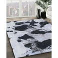 thumbnail image 3 of Ahgly Company Machine Washable Indoor Rectangle Abstract Blue Angel Blue Area Rugs, 8' x 12', 3 of 7