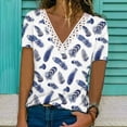 thumbnail image 2 of Pompotops Femmes de la Mode Casual Manches Longues Boutons Sweatshirt Imprimé Confortable Tops Blouse, 2 of 6