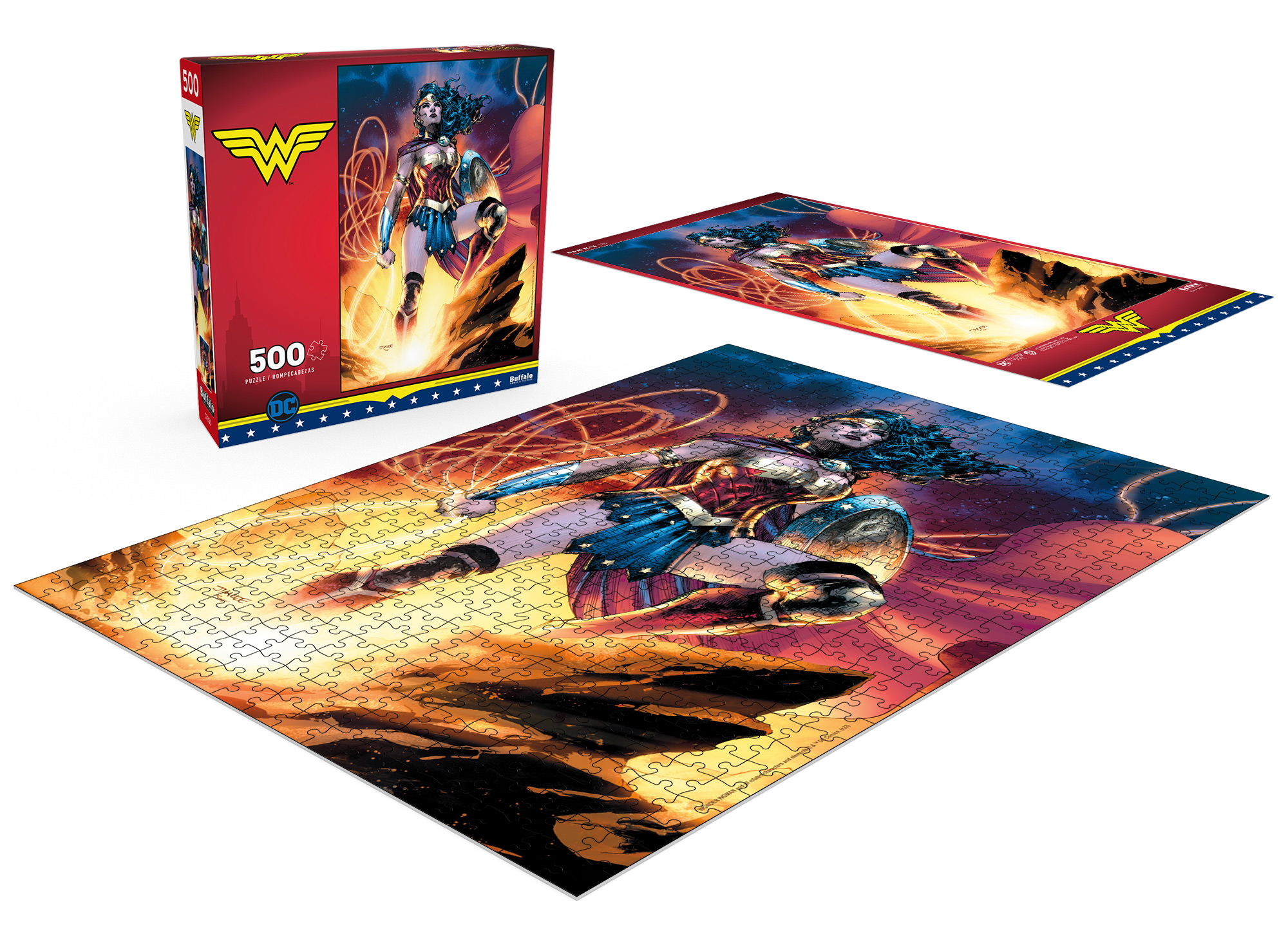 Buffalo Games 500-Piece Warner Brothers Wonder Woman Jigsaw Puzzle