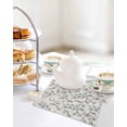 thumbnail image 4 of Navy Blue Leaves Kitchen Dish Towels for Drying Dishes Set of 4, Vintage Summer Botanical Farmhouse Rustic Waffle Weave Microfiber Hand Tea Bathroom Towels Quick Dry & Absorbent Towel 12x12, 4 of 7
