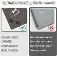 thumbnail image 3 of Pet Feeding Mat Absorbent Dog Mat for Dog Food and Water Bowls No Stains Quick Dry Cat Dog Water Dispenser Mat with Waterproof Rubber Backing Pet Bowl Accessories Supplies(12"×20"), 3 of 6