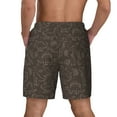 thumbnail image 4 of Goofa Dinosaur Printed Men's Swim Trunks Board Shorts Quick Dry Mens Swimming Trunks with Compression Liner,Breathable Fit Hawaii Beach Shorts-XX-Large, 4 of 9