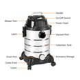 thumbnail image 4 of Aspirador húmedo y seco Amazon Basics, 22,7 L y 3,5 HP, acero inoxidable, 4 of 6