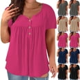 thumbnail image 1 of Camisas para mujer,Blusa de lentejuelas para mujer, manga corta, cuello en V, camisa de poliéster con brillo, ropa informal para fiestas, sopatenor, 1 of 8