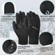 thumbnail image 4 of Manoplas Guantes de invierno Guantes para montar en bicicleta a prueba de viento Guantes cálidos par Tomshoo Manoplas, 4 of 7