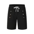 thumbnail image 4 of WILLBEST Pantalones Cortos Casuales para Hombre, para Actividades Al Aire Libre, Cómodos, de Color Sólido, Corte Recto, para Verano y Otoño, de Fácil Cuidado, Lavables A Máquina., 4 of 8
