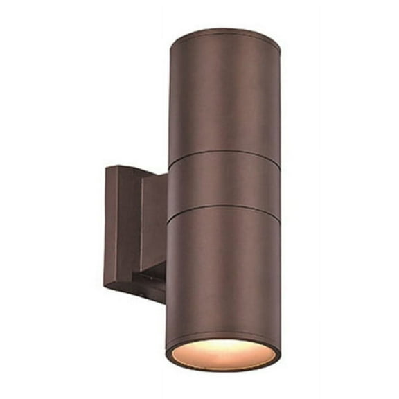 Trans Globe Lighting LED-40960 BZ Compact 1 Light 10" Tall Integrated Led Outdoor Wall
