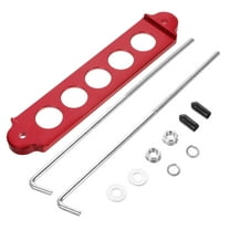 HONITANO Red Car Battery Bracket 1Pack for Standard and Automotive Setups 8.9X8.5X1.8in