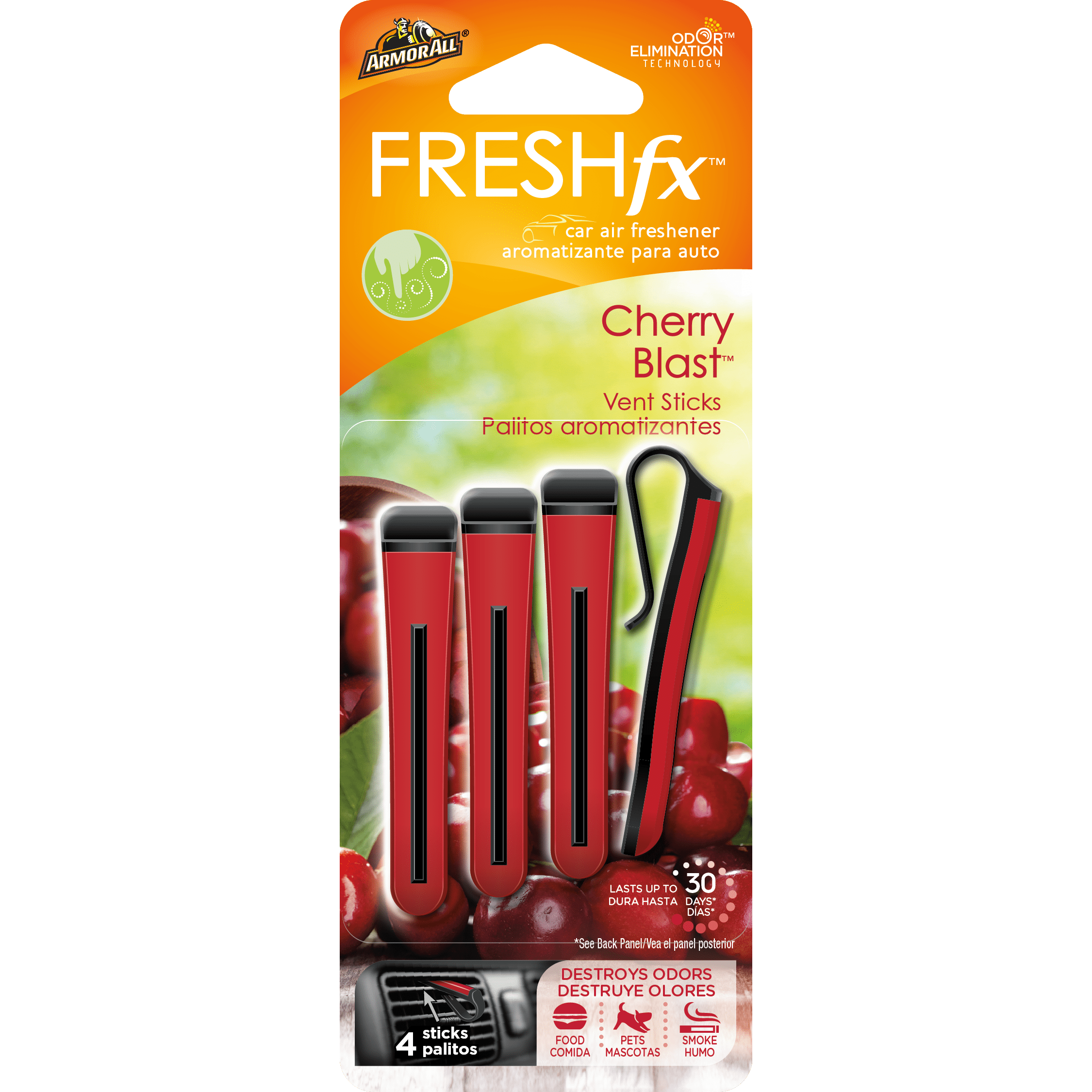 Armor All® FRESHfx™ Car Air Freshener Vent Sticks Cherry Blast™ Scent