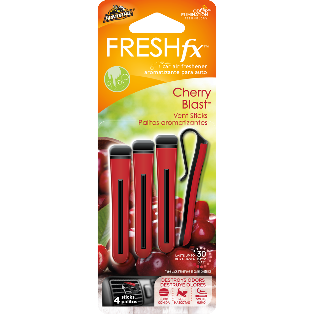 Armor All® FRESHfx™ Car Air Freshener Vent Sticks Cherry Blast™ Scent