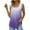 Purple, variant on 50% Off Clear! Viikei Tank Tops for Women Plus Size Women's Fashion Solid Color Square-neck Comfortable Loose T-shirt Sleeveless Blouse Casual Tops