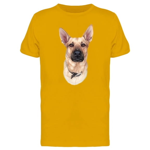 German Shepherd Realistic Photo Tee Men's -Image by Shutterstock