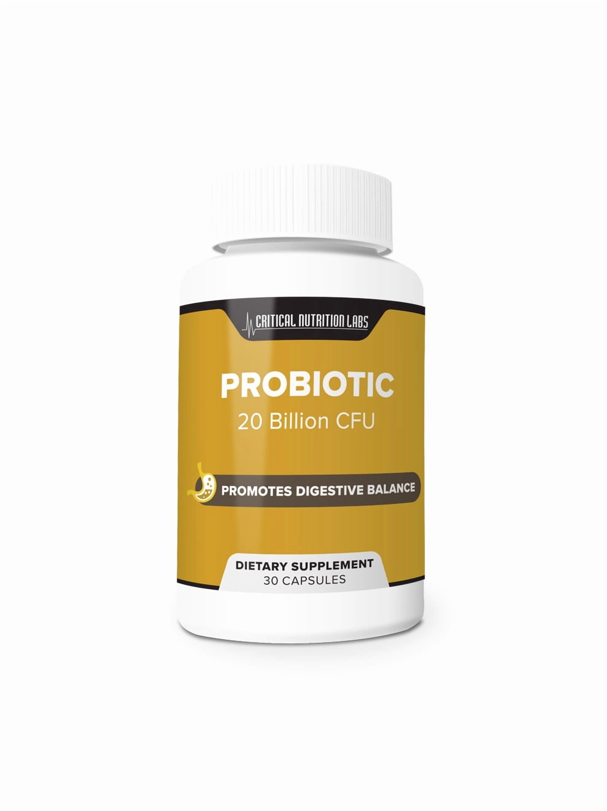 Probiotic – 13-strain, 20 Billion CFU, Vegan, Non-GMO, Soy & Gluten Free, 30 Capsules