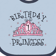 thumbnail image 4 of Inktastic Tiara 1st Birthday Princess Girls Baby Bib, 4 of 4