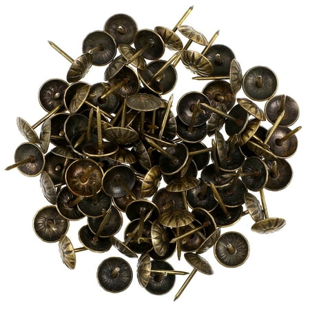 

100 Pcs Upholstery Tacks Furniture Nails Pins Antique Sofa Decorative Pins Craft Thumbtack Tacks