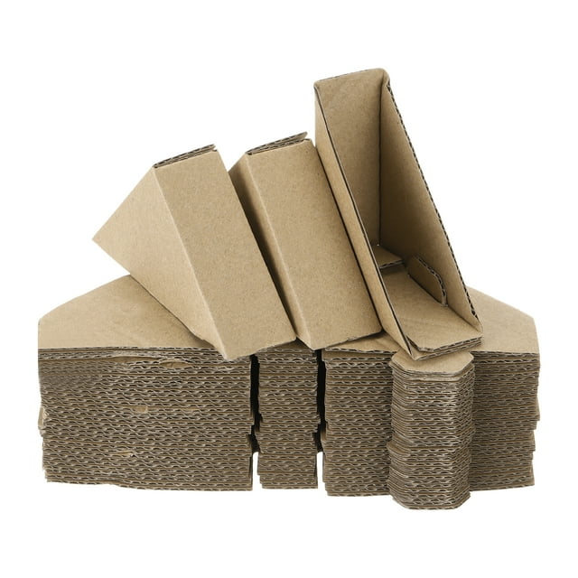 Unique Bargains Adjustable Cardboard Corner Protector, 7x7x3cm Cardboard Edge Protector Pack of 100