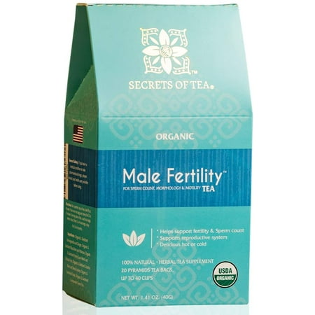 Male Fertility Tea Organic Herbal Tea Natural USDA 40g 1.41 oz by Secrets of Tea