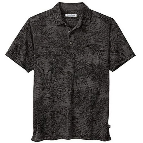 Tommy Bahama Men's Palmetto Beach Polo, Coal, M