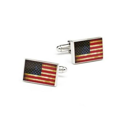 Vintage USA Flag Cuff Links