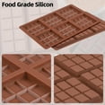 thumbnail image 6 of Thick Chocolate Bar Silicone Mold Yh913, Silicone Snap Bars Making Set Break Apart Wax Melt Mould Easy Release Soy Candle Mould Rectangle Non Stick for Protein and Energy Soap Home Diy Handmade Gifts, 6 of 9