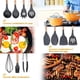 thumbnail image 4 of Juego de utensilios de cocina de silicona resistente a los arañazos, herramientas antiadherentes con mangos de madera para utensilios de cocina saludables, diseño fácil de limpiar y sin olor (12, 4 of 5