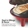 thumbnail image 5 of Hamilton Beach Quesadilla Maker, 8" Round, Makes 6 Wedges, Red, 5 of 9