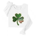thumbnail image 4 of St Patricks Day Sweatshirt Women Irish Shamrock Shirt Long Sleeve Casual Pullover Cute Crewneck Sweatshirt Graphic Saint Patricks Day Outfit, 4 of 4