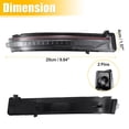 thumbnail image 3 of Unique Bargains Car LED Front Right Side Mirror Turn Signal Light 26160-4BA0C for Nissan Rogue 2014 2015 2016 2017 2018, 3 of 6