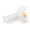 White, variant on Carolayne Set of 2 Outdoor Chaise Lounge Chairs, Adjustable Backrest with Wheels for Patio & Pool, Dark Gray