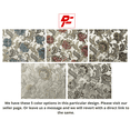 thumbnail image 6 of Decora Furnishings Woven Jacquard Floral Design Sewing and Craft Fabric by The Yard, Orangish Red, 6 of 10