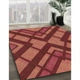 thumbnail image 2 of Ahgly Company Indoor Rectangle Patterned Bright Orange Area Rugs, 5' x 7', 2 of 6