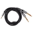 thumbnail image 2 of Cable Splitter Cord Audio Cable Double 6.5mm To 3.5mm Cable for Phone Computer, 2 of 9