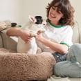 thumbnail image 4 of Cama para perros Bedsure Calming Donut, lavable para perros medianos, 4 of 6