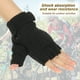 thumbnail image 4 of Guantes sin dedos para hombres Uxcell, guantes de medio dedo, guantes transpirables para entrenamiento, color negro, 1 par, XL, 4 of 6