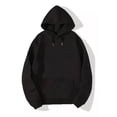 thumbnail image 2 of Sudadera De Hombre Negra Hoodies Forro Térmico Moda, 2 of 6