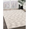 thumbnail image 2 of Ahgly Company Indoor Round Contemporary Antique White Beige Solid Area Rugs, 8' Round, 2 of 6