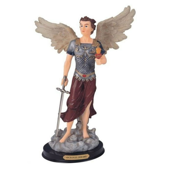 12 Inch Archangel Jehudiel Holy Figurine Religious Decoration Decor