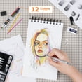 thumbnail image 6 of Nicpro 6 Pcs Metal Mechanical Pencils Set, Art Drafting Pencil 0.5, 0.7, 0.9 mm & 3Pcs 2mm Graphite Lead Refills, Eraser, Sharpener, Come with Case, 6 of 10