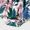 thumbnail image 2 of PatPat Baby Bodysuit Family Matching Plant Floral Print Slip Dresses and Colorblock Short-sleeve T-shirts Sets 3-18M, 2 of 5