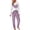 Light Violet, variant on Pajamas for Women Set Women’s Plus Size Loose Loungewear Set Cute Heart Print Soft Smooth Comfortable Sleepwear Pajama Set Grey XXL