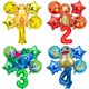 thumbnail image 2 of Juego de globos de aluminio con números para cumpleaños de Pokémon, Pikachu, Squirtle, Charmander, suministros para decoraciones de fiestas de baby shower para niños y niñas, 2 of 5
