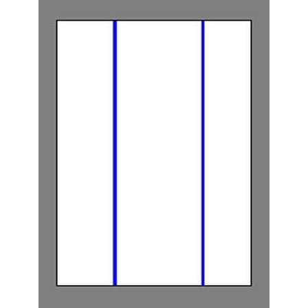 Blue Line Dark Iron On Heat Transfer Paper for Inkjet 11 x 17-100 Sheets$$Art & Craft