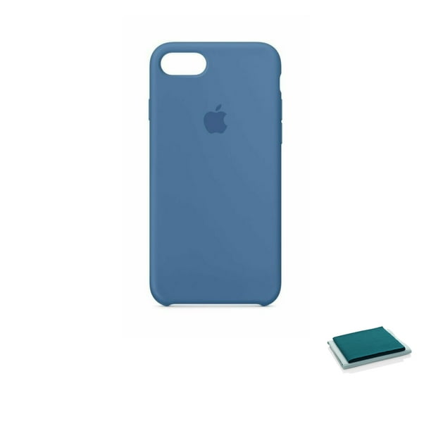 Apple Soft Touch Iphone 8 Plus 7 Plus Silicone Case Denim Blue Renewed Walmart Com Walmart Com