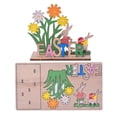 thumbnail image 4 of Ptetnvg Easter Table Centerpieces Ornament Handcrafted Wooden Easter Ornament with Rabbit Floral Letter Decor Exquisite Diy Artwork for Desktop Decoration, 4 of 9
