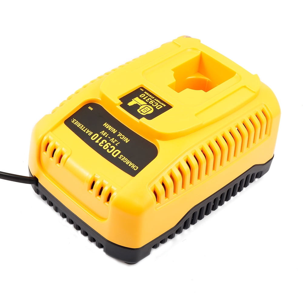 18V XRP Battery Charger Compatible for DEWALT 7.2V-18V NiCd NiMh Battery DC9096 DC9098 DC9099 DC9091 DC9071 DE9057 DW9096 DW9094 DW9072 (Yellow)