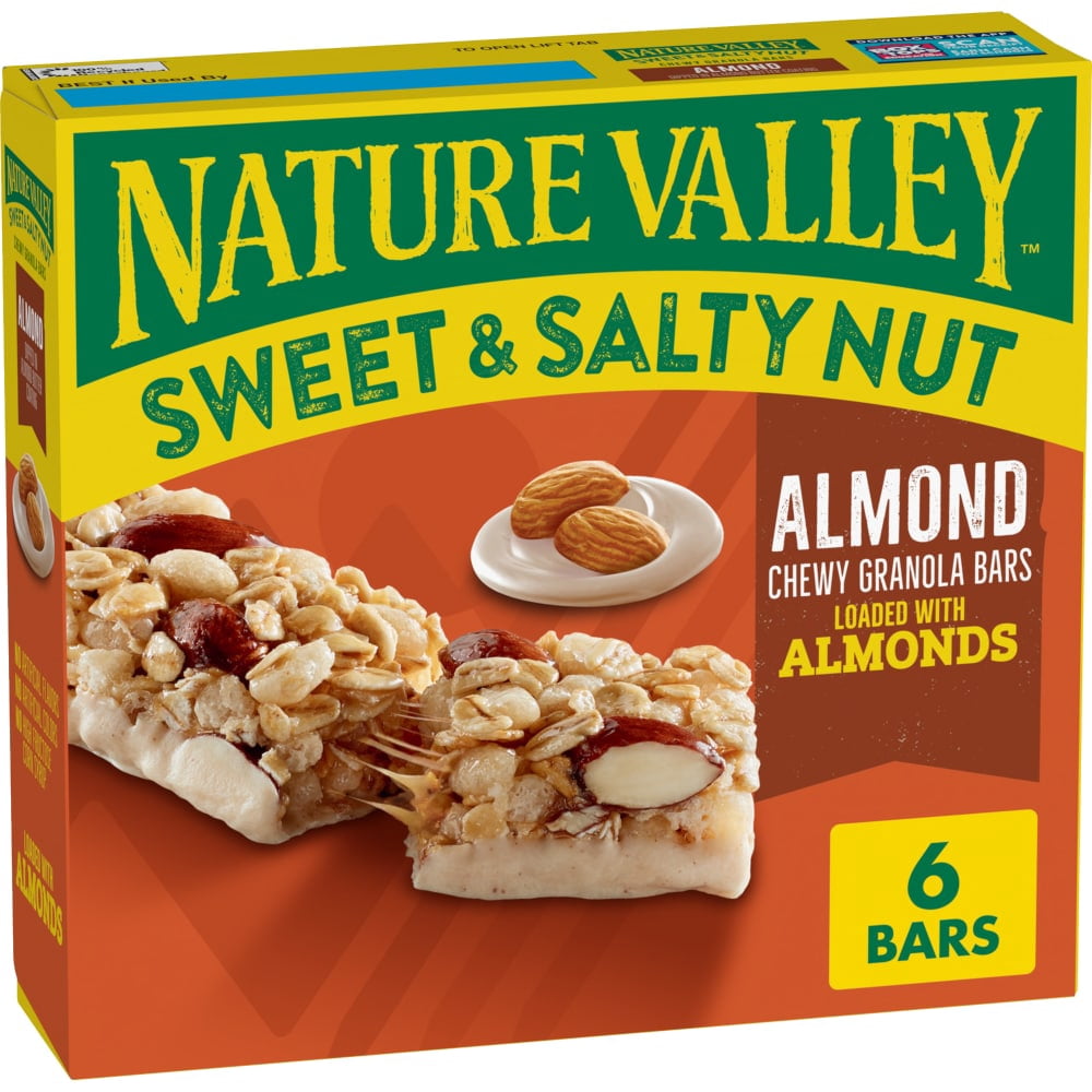 Nature Valley Almond Sweet and Salty Nut Granola Bars 6 ct / 1.2 oz - 5 Pack