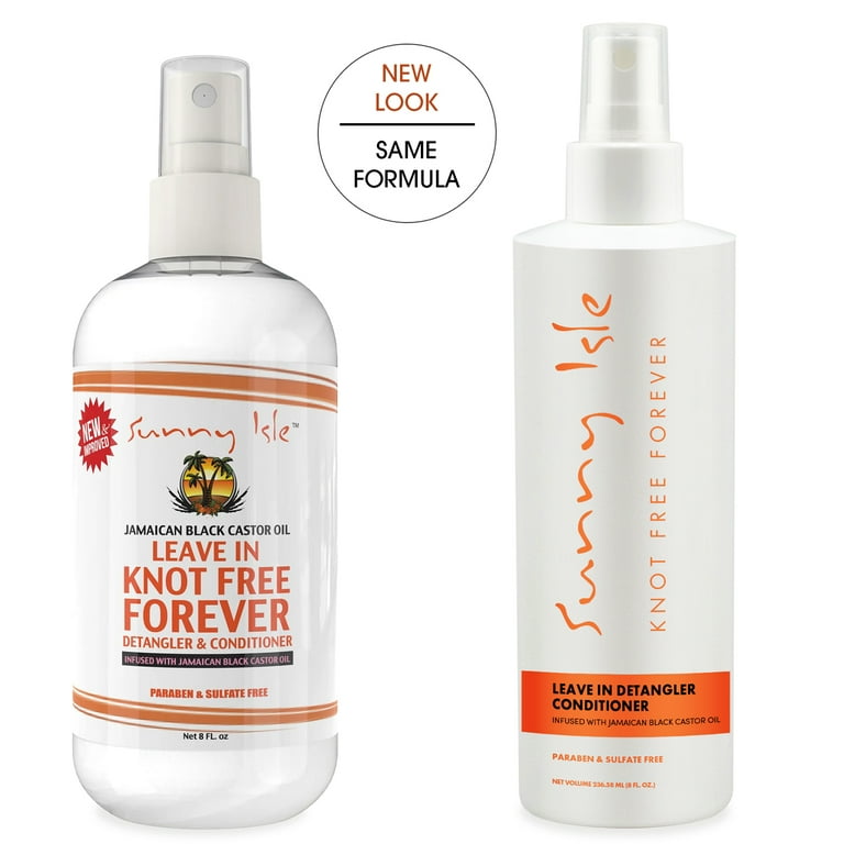 SUNNY ISLE Jamaican Black Castor Oil Knot Free Forever Leave in Detangler (8oz) SUNNY ISLE Jamaican Black Castor Oil Knot Free Forever Leave in Detangler (8oz)